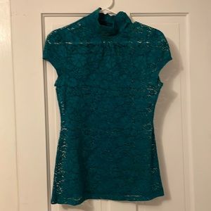 Green Lace Top